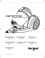 Preview for 1 page of Dirt Devil Centrino Cleancontrol 2 Operating Manual