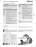 Preview for 17 page of Dirt Devil Centrino Cleancontrol 2 Operating Manual