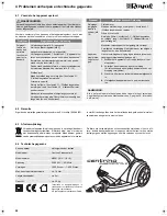 Preview for 22 page of Dirt Devil Centrino Cleancontrol 2 Operating Manual