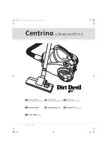 Предварительный просмотр 1 страницы Dirt Devil Centrino Cleancontrol M2881-9 Operating Manual