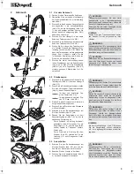 Предварительный просмотр 5 страницы Dirt Devil Centrino M3 Operating Manual