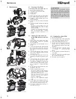 Предварительный просмотр 12 страницы Dirt Devil Centrino M3 Operating Manual