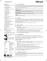 Предварительный просмотр 10 страницы Dirt Devil centrino SX3 Operating Manual