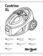 Dirt Devil CENTRINO XL Operating Manual preview