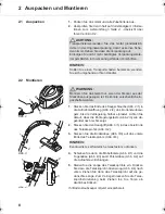 Preview for 8 page of Dirt Devil CENTRINO XL Operating Manual