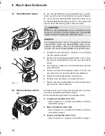 Preview for 12 page of Dirt Devil CENTRINO XL Operating Manual