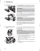 Предварительный просмотр 12 страницы Dirt Devil Centrino Operating Manual