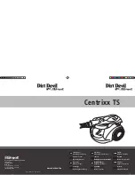 Предварительный просмотр 1 страницы Dirt Devil Centrixx TS Operating Manual