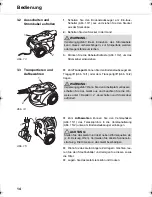 Предварительный просмотр 14 страницы Dirt Devil Centrixx TS Operating Manual