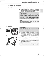 Предварительный просмотр 29 страницы Dirt Devil Centrixx TS Operating Manual