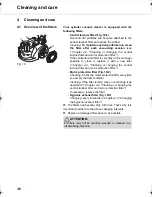 Предварительный просмотр 36 страницы Dirt Devil Centrixx TS Operating Manual