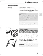 Предварительный просмотр 47 страницы Dirt Devil Centrixx TS Operating Manual