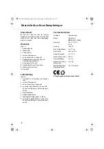 Предварительный просмотр 4 страницы Dirt Devil DAMPFMOP M333 Operating Manual