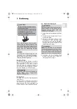 Предварительный просмотр 9 страницы Dirt Devil DAMPFMOP M333 Operating Manual