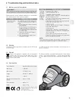 Preview for 15 page of Dirt Devil DD 2620 ULTIMA Operating Manual