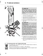 Preview for 16 page of Dirt Devil DD 400 Operating Manual