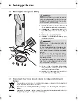 Preview for 30 page of Dirt Devil DD 400 Operating Manual