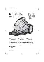 Предварительный просмотр 1 страницы Dirt Devil DD2224 Operating Manual