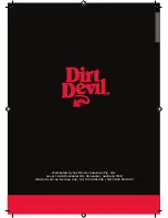 Preview for 12 page of Dirt Devil DDBC1400 User Manual