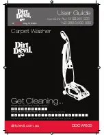 Dirt Devil DDCW600 User Manual preview