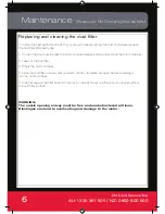 Preview for 6 page of Dirt Devil DDHV6 User Manual