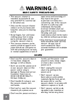 Preview for 2 page of Dirt Devil DDU01-E01-P01 User Manual