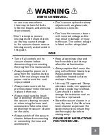 Preview for 3 page of Dirt Devil DDU01-E01-P01 User Manual