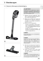 Preview for 11 page of Dirt Devil DUSTY 360 DD1400 Operating Manual