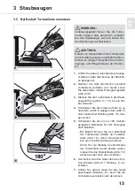 Preview for 13 page of Dirt Devil DUSTY 360 DD1400 Operating Manual