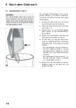 Preview for 14 page of Dirt Devil DUSTY 360 DD1400 Operating Manual