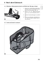 Preview for 19 page of Dirt Devil DUSTY 360 DD1400 Operating Manual