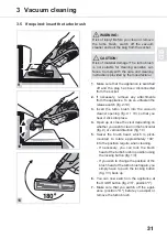 Preview for 31 page of Dirt Devil DUSTY 360 DD1400 Operating Manual