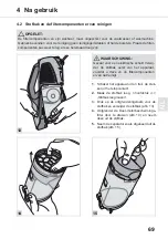 Preview for 69 page of Dirt Devil DUSTY 360 DD1400 Operating Manual