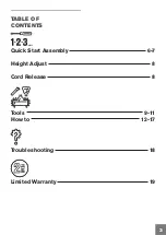 Preview for 3 page of Dirt Devil Endura Upright User Manual