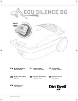 Preview for 1 page of Dirt Devil EQU Silence BG Operating Manual