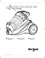 Dirt Devil EQU SILENCE MC Operating Manual preview