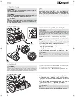 Preview for 14 page of Dirt Devil EQU SILENCE MC Operating Manual