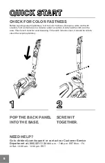 Предварительный просмотр 6 страницы Dirt Devil FD50105RM Manual