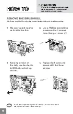 Предварительный просмотр 16 страницы Dirt Devil FD50105RM Manual