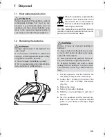 Предварительный просмотр 25 страницы Dirt Devil Gator M137 Operating Manual