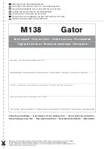 Preview for 91 page of Dirt Devil gator m138 Operating Manual