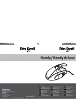 Dirt Devil Handy Deluxe Operating Manual предпросмотр