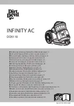 Dirt Devil INFINITY AC DD5110 Instruction Manual preview