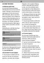 Preview for 8 page of Dirt Devil INFINITY AC DD5110 Instruction Manual