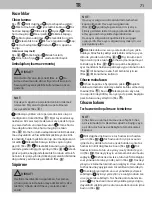 Preview for 71 page of Dirt Devil INFINITY AC DD5110 Instruction Manual