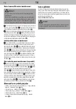 Preview for 72 page of Dirt Devil INFINITY AC DD5110 Instruction Manual