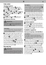 Preview for 83 page of Dirt Devil INFINITY AC DD5110 Instruction Manual