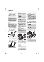 Предварительный просмотр 8 страницы Dirt Devil Infinity VS8 Turbo M5036 Operating Manual