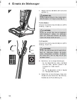 Предварительный просмотр 12 страницы Dirt Devil Joker M695 Operating Manual