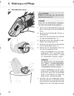 Предварительный просмотр 14 страницы Dirt Devil Joker M695 Operating Manual